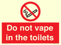PS10066: Do not vape in the toilets