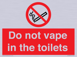 PS10066: Do not vape in the toilets
