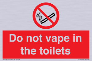 PS10066: Do not vape in the toilets