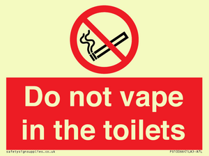 PS10066: Do not vape in the toilets