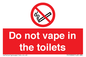 PS10066: Do not vape in the toilets