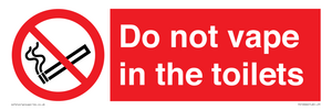 PS10066: Do not vape in the toilets