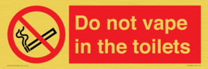 PS10066: Do not vape in the toilets
