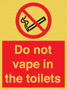 PS10066: Do not vape in the toilets