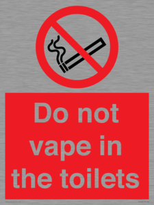 PS10066: Do not vape in the toilets