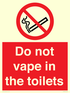 PS10066: Do not vape in the toilets