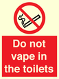 PS10066: Do not vape in the toilets