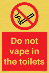 PS10066: Do not vape in the toilets