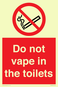 PS10066: Do not vape in the toilets