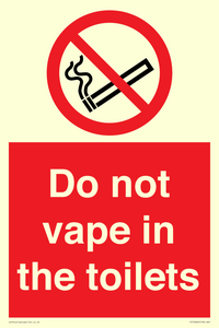 PS10066: Do not vape in the toilets