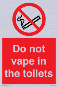 PS10066: Do not vape in the toilets