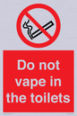 PS10066: Do not vape in the toilets