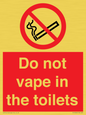PS10066: Do not vape in the toilets