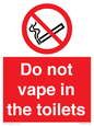 PS10066: Do not vape in the toilets