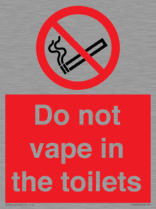 PS10066: Do not vape in the toilets