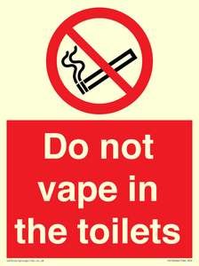 PS10066: Do not vape in the toilets