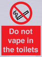 PS10066: Do not vape in the toilets