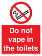 PS10066: Do not vape in the toilets