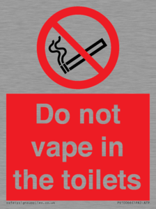 PS10066: Do not vape in the toilets