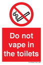 PS10066: Do not vape in the toilets