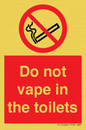 PS10066: Do not vape in the toilets