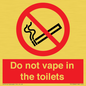 PS10066: Do not vape in the toilets