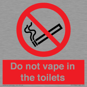 PS10066: Do not vape in the toilets