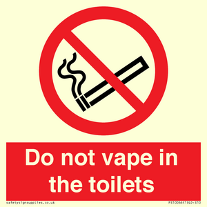 PS10066: Do not vape in the toilets