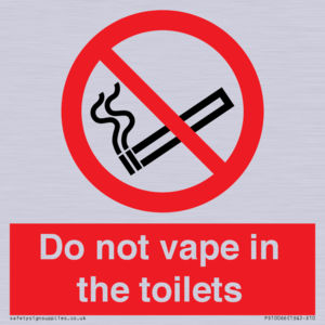 PS10066: Do not vape in the toilets