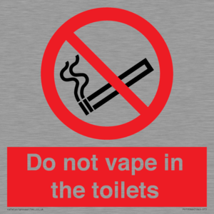 PS10066: Do not vape in the toilets