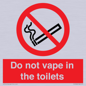 PS10066: Do not vape in the toilets