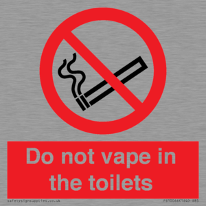 PS10066: Do not vape in the toilets