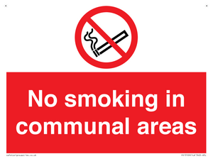 PS13109: No smoking in communal areas