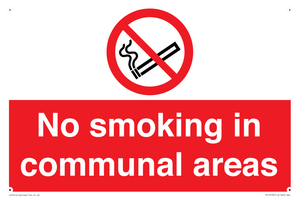 PS13109: No smoking in communal areas