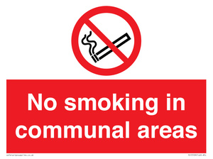 PS13109: No smoking in communal areas