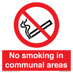 PS13109: No smoking in communal areas