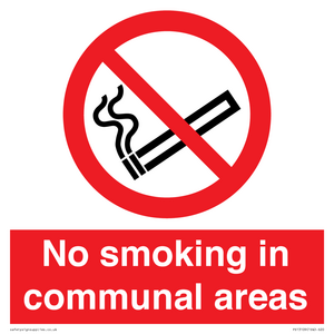 PS13109: No smoking in communal areas