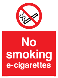 1461: no smoking e-cigarettes