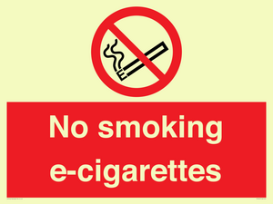 PS1461: no smoking e-cigarettes