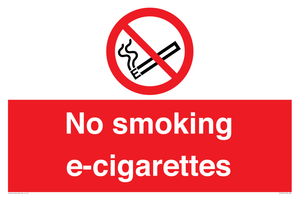 PS1461: no smoking e-cigarettes