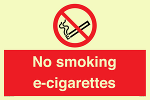 PS1461: no smoking e-cigarettes