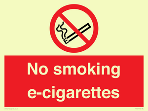 PS1461: no smoking e-cigarettes