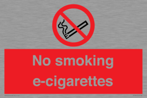 PS1461: no smoking e-cigarettes
