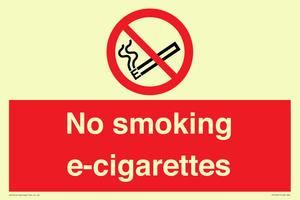 PS1461: no smoking e-cigarettes
