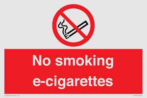 PS1461: no smoking e-cigarettes