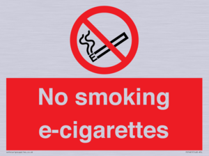 PS1461: no smoking e-cigarettes