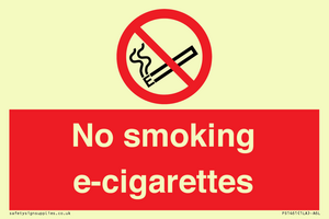 PS1461: no smoking e-cigarettes
