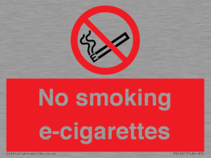 PS1461: no smoking e-cigarettes