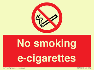 PS1461: no smoking e-cigarettes