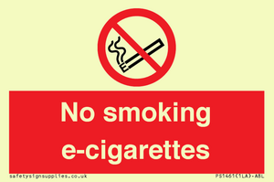 PS1461: no smoking e-cigarettes